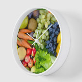 Moderne Küchenuhren Früchte und Gemüse Uhr (Winkel)
