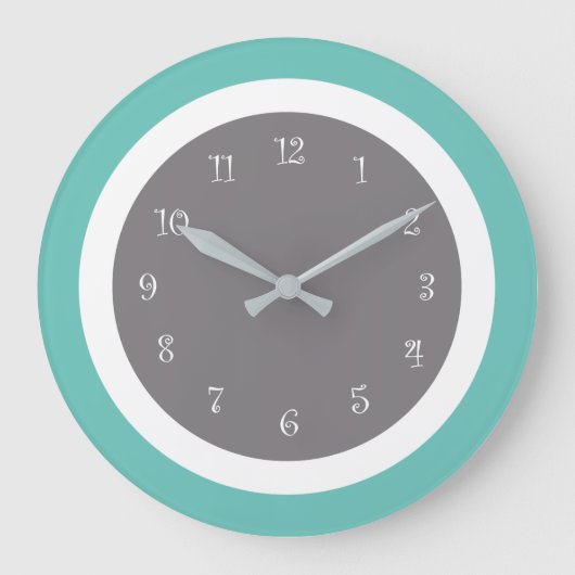 Moderne Küchenuhren Minimalistisch Große Wanduhr (Vorderseite)