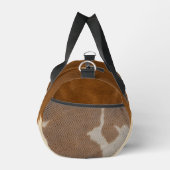 Moderne Kuh Imitate Leather Elegante Collection Duffle Bag (Rechts)