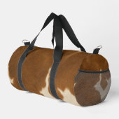Moderne Kuh Imitate Leather Elegante Collection Duffle Bag (Rechte Ecke)