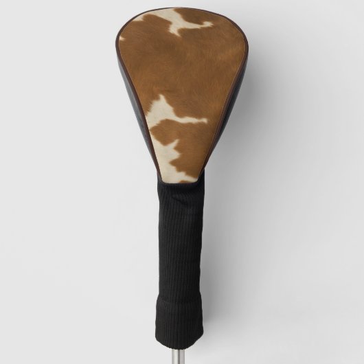 Moderne Kuh Imitate Leather Elegante Collection Golf Headcover (Vorderseite)