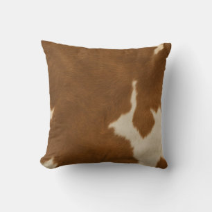 Moderne Kuh Imitate Leather Elegante Collection Kissen