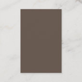 Moderne Kühne, Barista, Café, Coffeehouse Visitenkarte (Rückseite)