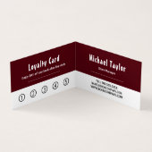 Moderne, kühne, Book Store-Detailtreue Visitenkarten (Innenseite)