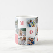 Moderne, kühne Buchstaben MAMA 7 Maßgeschneiderte  Kaffeetasse (Mittel)