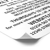 Moderne, kühne, buddhistische Gruppenwerbung Poster (Ecke)