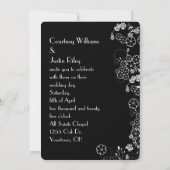 Moderne, kühne Einladung (Rückseite)