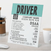 Moderne, kühne Fahrschule, Lehrerwerbung Sockelschild (In Situ)