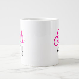 Moderne kühne Fünfzig & Fantastisch 50. Geburtstag Jumbo-Tasse