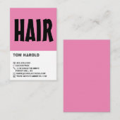 Moderne Kühne, Haare und Kosmetik Visitenkarte (Vorne/Hinten)