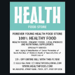Moderne kühne, Health Food Store-Werbung Flyer<br><div class="desc">Moderne,  fette,  Health Food Store-Flyer Werbung durch den Business Card Store.</div>
