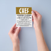 Moderne Kühne, Koch, Kochkurse Werbung Flyer (Gruppe)