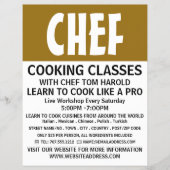 Moderne Kühne, Koch, Kochkurse Werbung Flyer (Vorne)