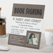 Moderne, kühne Schriftsteller buchen Signatur-Werb Sockelschild (In Situ)