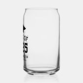 Moderne, kühne Schwarze Klasse des Abschlusses 202 Dosenglas (Links)