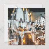 Moderne, kühne Stock die Bar Couples Dusche Einladung (Rückseite)