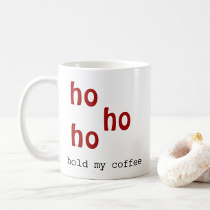 Moderne, kühne Typografie Weihnachten Kaffeetasse