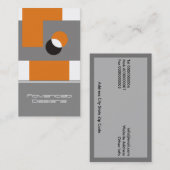 Moderne, kühne Visitenkarten. Visitenkarte (Vorne/Hinten)