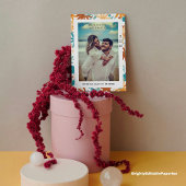 Moderne, kühne Wildblume Minimalistische SkriptWed RSVP Karte