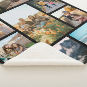 Moderne, kundenspezifische Fotosammlungsfamilie Pe Sherpadecke (3/4)