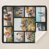 Moderne, kundenspezifische Fotosammlungsfamilie Pe Sherpadecke (Vorderseite (Horizontal))