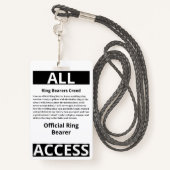 Moderne, kundenspezifische Lichtring-ID-Sicherheit Ausweis (Rückseite mit Schlüsselband)