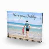 Moderne kundenspezifische Liebe Foto-des Fotoblock (Rechts)