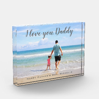 Moderne kundenspezifische Liebe Foto-des Fotoblock