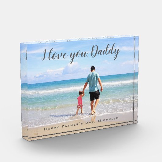 Moderne kundenspezifische Liebe Foto-des Fotoblock (Links)