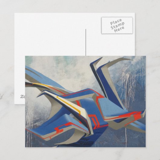 Moderne Kunst 2015-12-30-02 Postkarte (Vorne/Hinten)