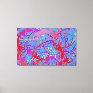 MODERNE KUNST - 3 PANELS - ZUHAUSE DEKORATION - GI LEINWANDDRUCK