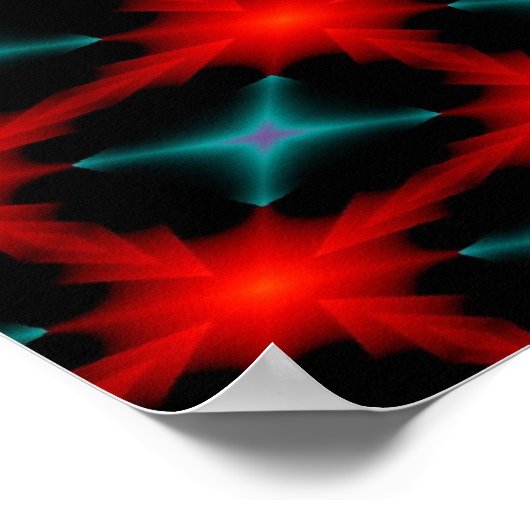 Moderne Kunst - Abstrakt Art Print Poster (Ecke)