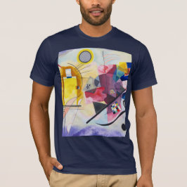 Moderne Kunst Abstrakt Kandinsky Gelb Rot Blau T-Shirt