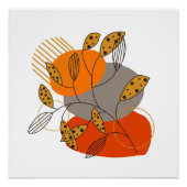 Moderne Kunst Abstrakt Poster (Vorderseite)