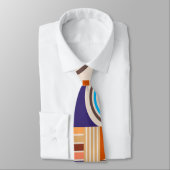 Moderne Kunst Abstrakte Imitate Bauhaus Muster Krawatte (Gebunden)