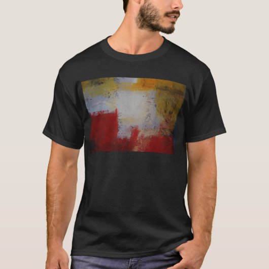 Moderne Kunst - Abstrakte Kunstmalerei T-Shirt (Vorderseite)