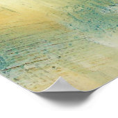 Moderne Kunst Abstrakte Malerei Art Print Poster (Ecke)