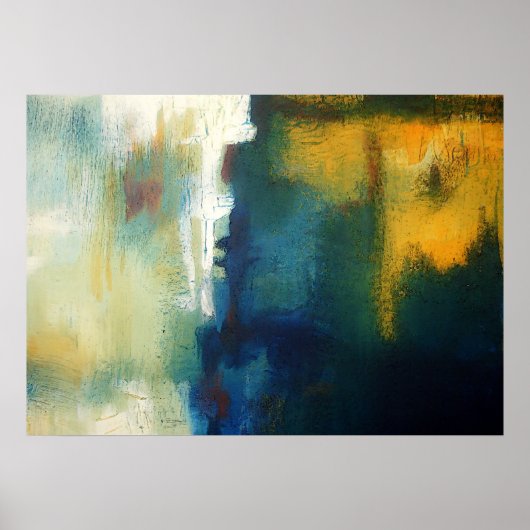 Moderne Kunst Abstrakte Malerei Art Print Poster (Vorne)