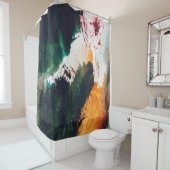 Moderne Kunst, abstrakte Malerei. Fine Art abstrak Duschvorhang (Beispiel)