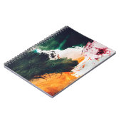 Moderne Kunst, abstrakte Malerei. Fine Art abstrak Notizblock (Linke Seite)