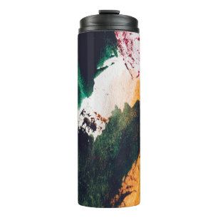 Moderne Kunst, abstrakte Malerei. Fine Art abstrak Thermosbecher