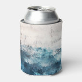 Moderne Kunst: Abstrakte Pinselstriche Dosenkühler (Kanne Vorderseite)