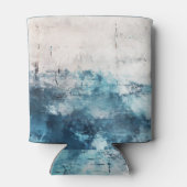 Moderne Kunst: Abstrakte Pinselstriche Dosenkühler (Rückseite)