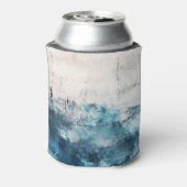 Moderne Kunst: Abstrakte Pinselstriche Dosenkühler (Kanne Rückseite)