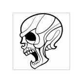 Moderne Kunst als Illustrationskunst Briefmarke Gummistempel (Prägung)