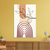 Moderne Kunst aus dem Mittelalter, große fertig ge Leinwanddruck (Insitu (Wohnzimmer))