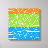 Moderne Kunst aus der Mitte des Jahrhunderts Leinwanddruck (Vorderseite)