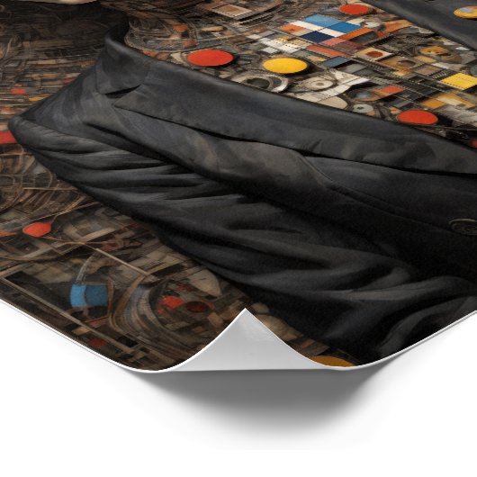 Moderne Kunst Avant Garde abstrakte Poster (Ecke)