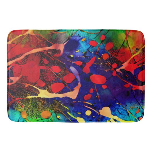 Moderne Kunst Badematte (Vorderseite)