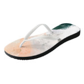 Moderne Kunst Badesandalen (Schrägansicht)